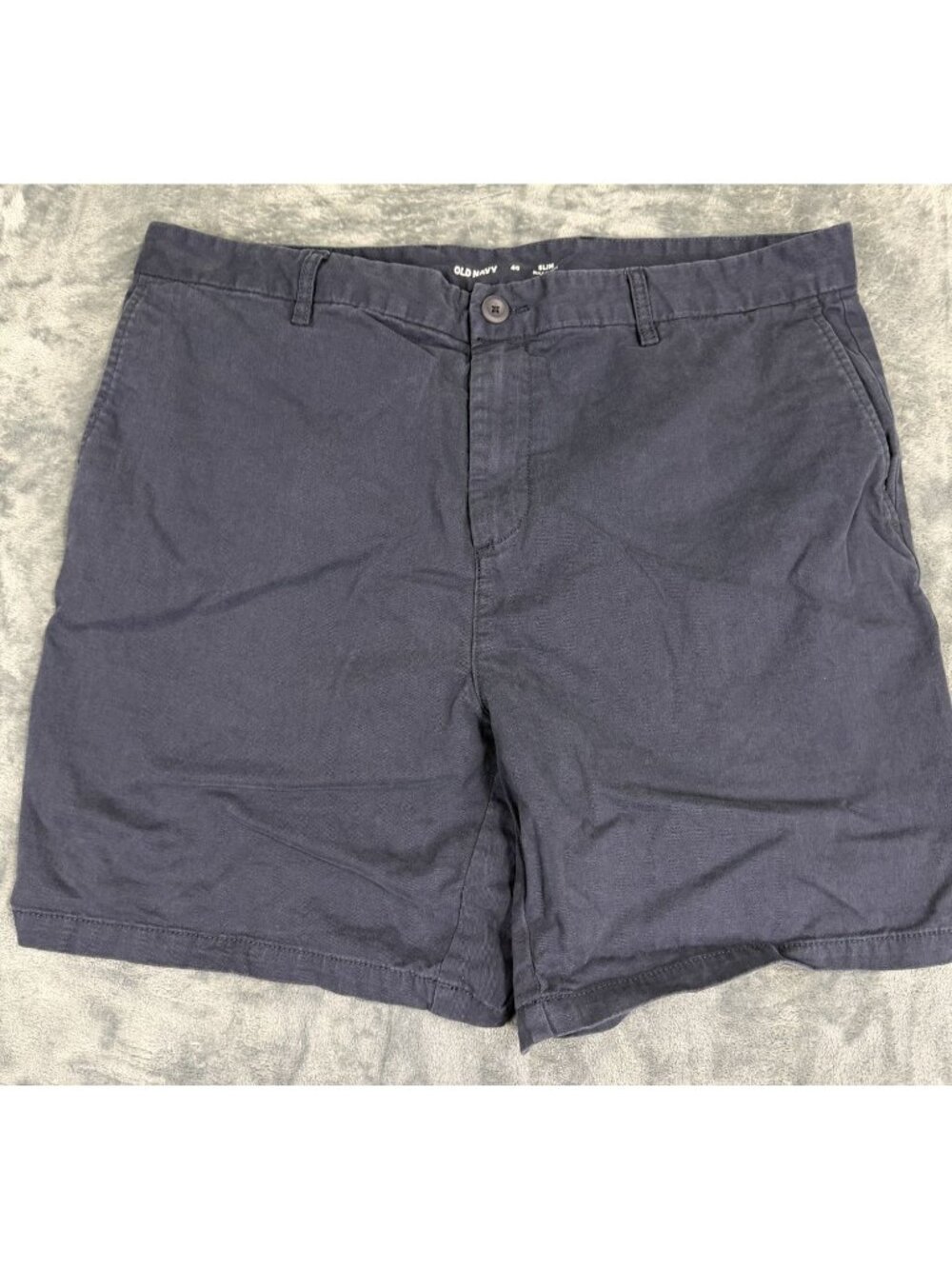 Old Navy Mens Slim Built-In Flex Shorts Navy Size 40